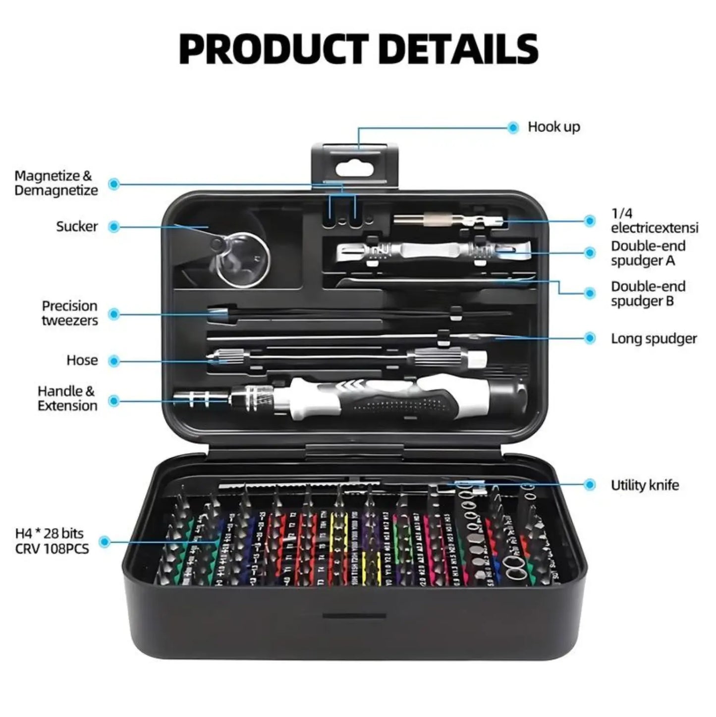 132-in-1 Precision Screwdriver Set