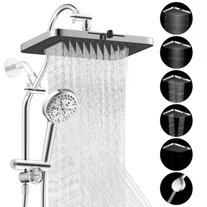 13'' Rainfall Shower Head Combo