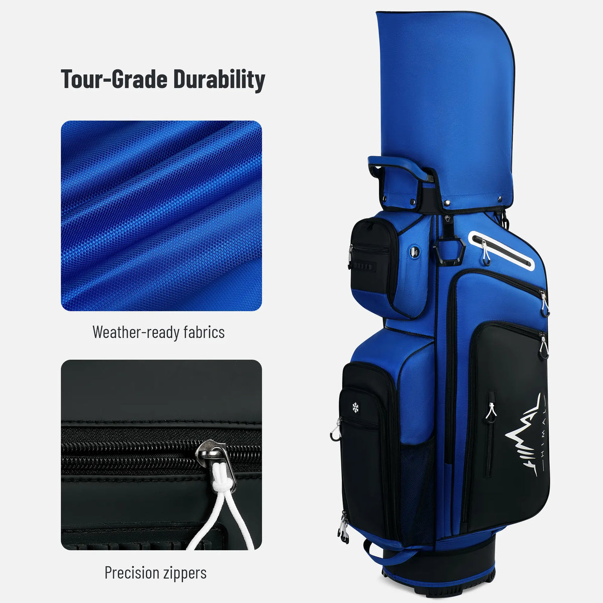 14-Way Golf Cart Bag with Rain Cover