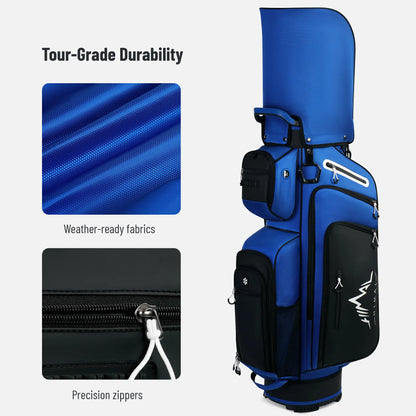 14-Way Golf Cart Bag with Rain Cover