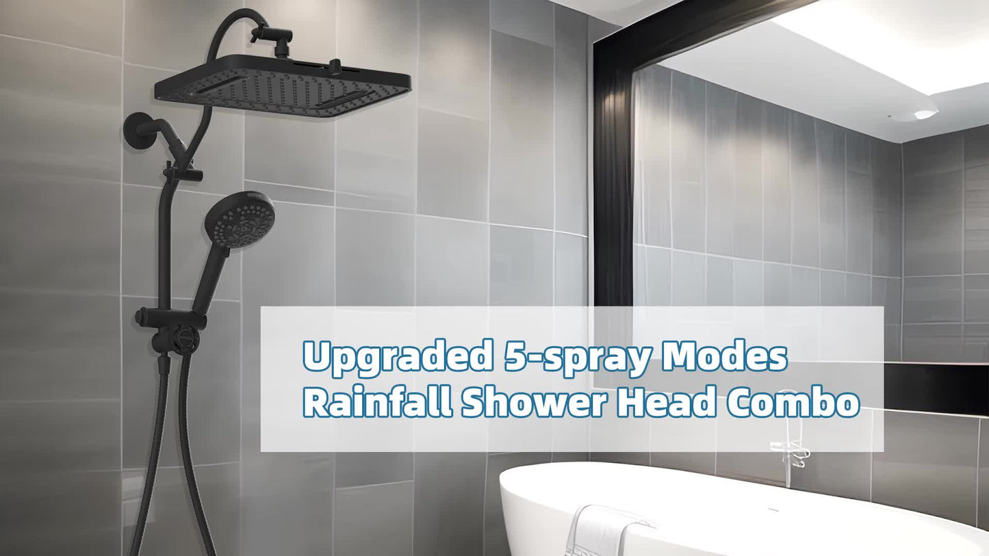 13'' Rainfall Shower Head Combo
