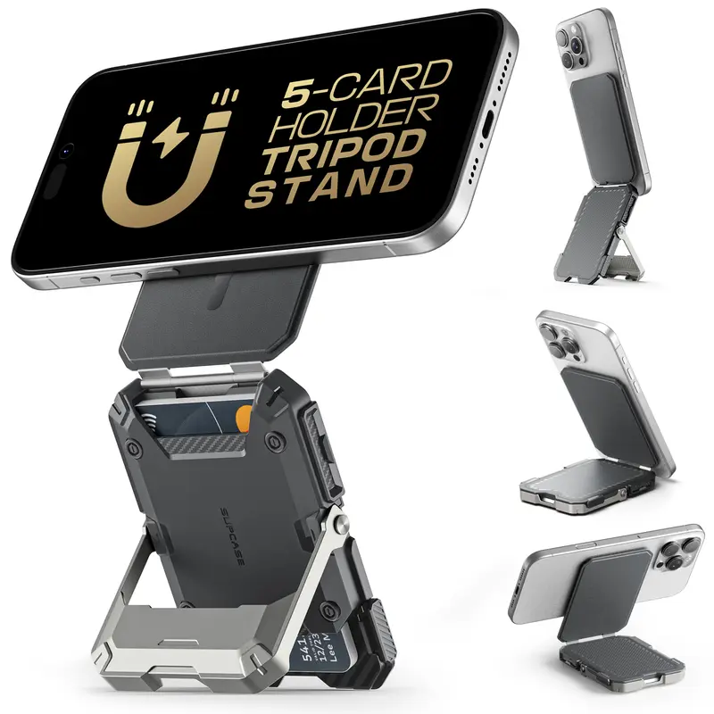 Magnetic Wallet with Stand for iPhone