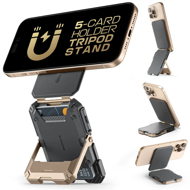 Magnetic Wallet with Stand for iPhone