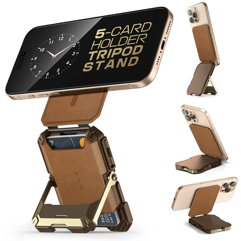 Magnetic Wallet with Stand for iPhone