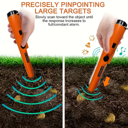 Metal Detector Pinpointer – 360° High Sensitivity