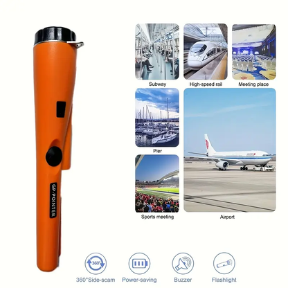 Metal Detector Pinpointer – 360° High Sensitivity