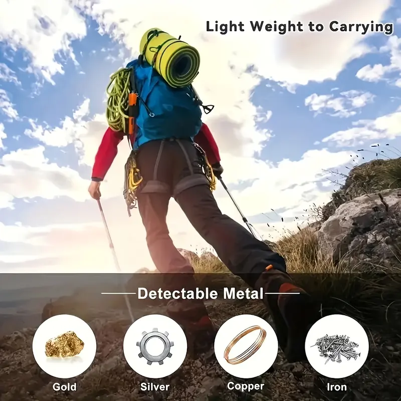 Metal Detector Pinpointer – 360° High Sensitivity