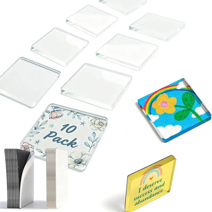 Square Acrylic Photo Magnets