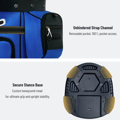 14-Way Golf Cart Bag with Rain Cover