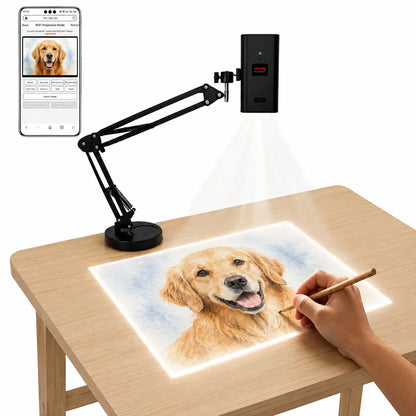 Art Tracing Projector 360° Flexible Arm