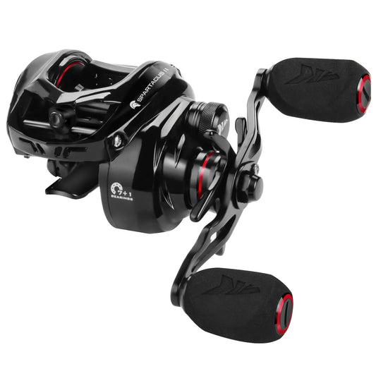 Spartacus II Baitcasting Fishing Reel Combo - Ultralight & Smooth