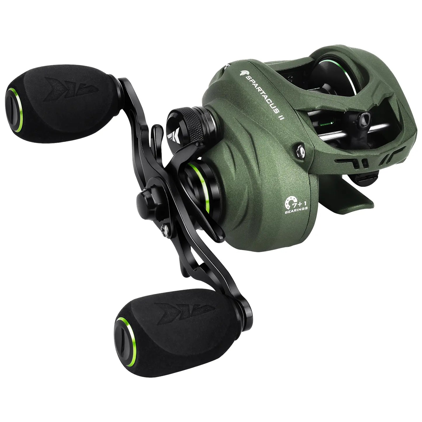Spartacus II Baitcasting Fishing Reel Combo - Ultralight & Smooth