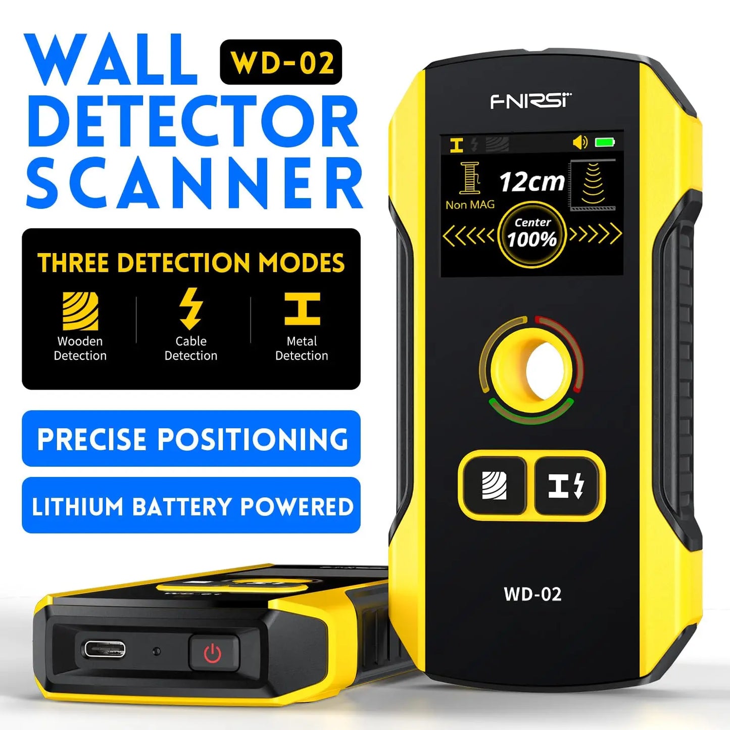 FNIRSI WD-02 Wall Detector & Stud Finder