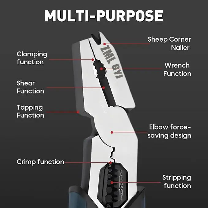 6-in-1 Wire Stripper Pliers