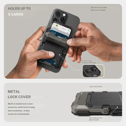 Magnetic Wallet with Stand for iPhone