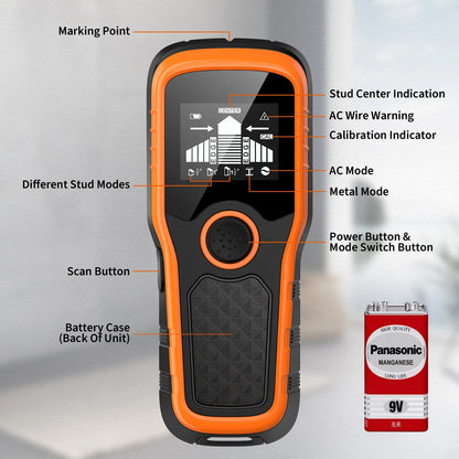 Stud Finder Wall Scanner – 5-Mode HD LCD