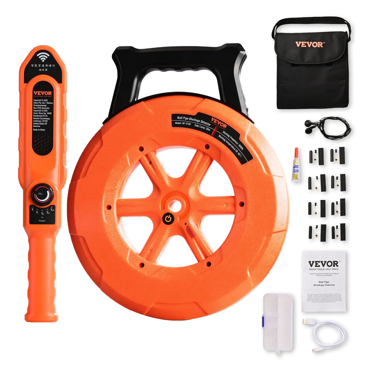 VEVOR Pipe Locator & Blockage Detector
