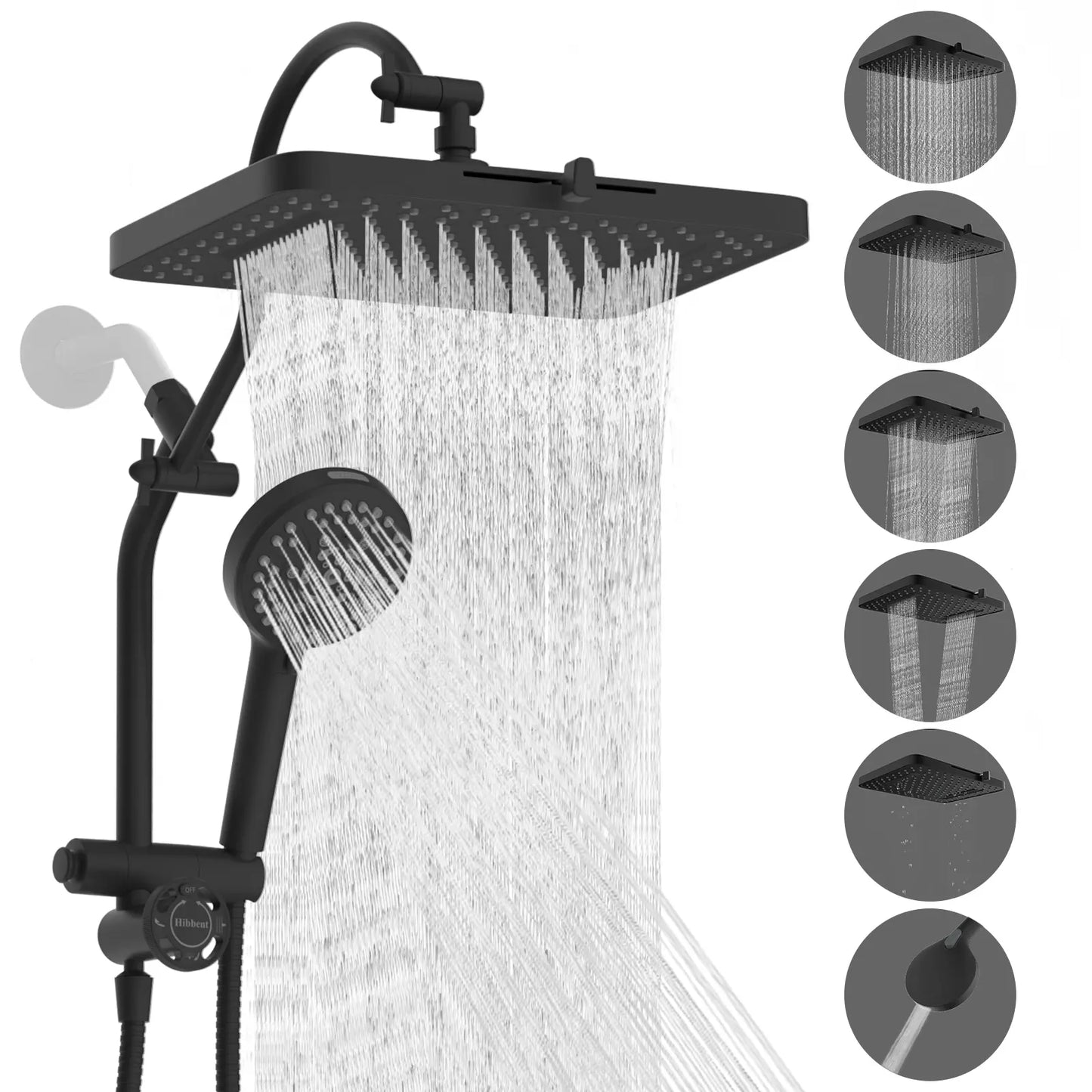 13'' Rainfall Shower Head Combo