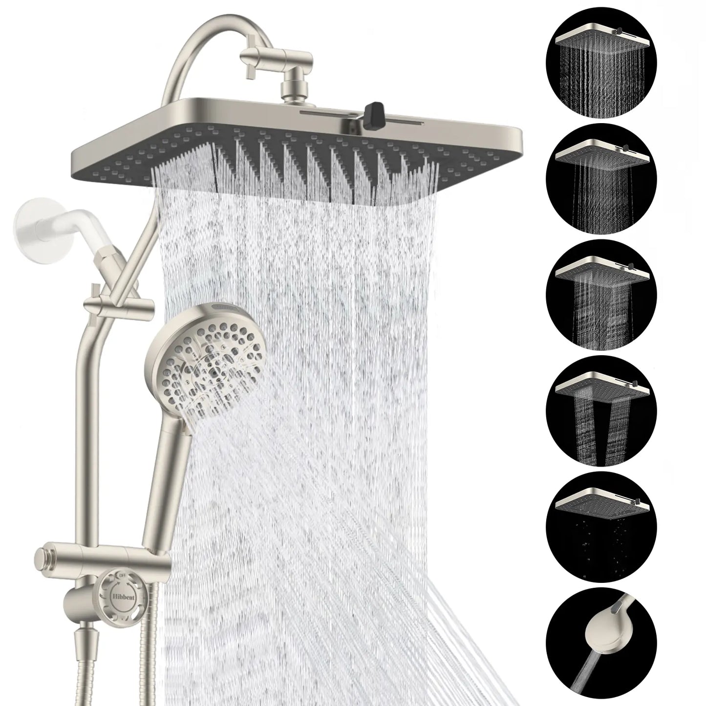 13'' Rainfall Shower Head Combo