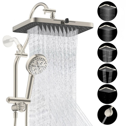13'' Rainfall Shower Head Combo