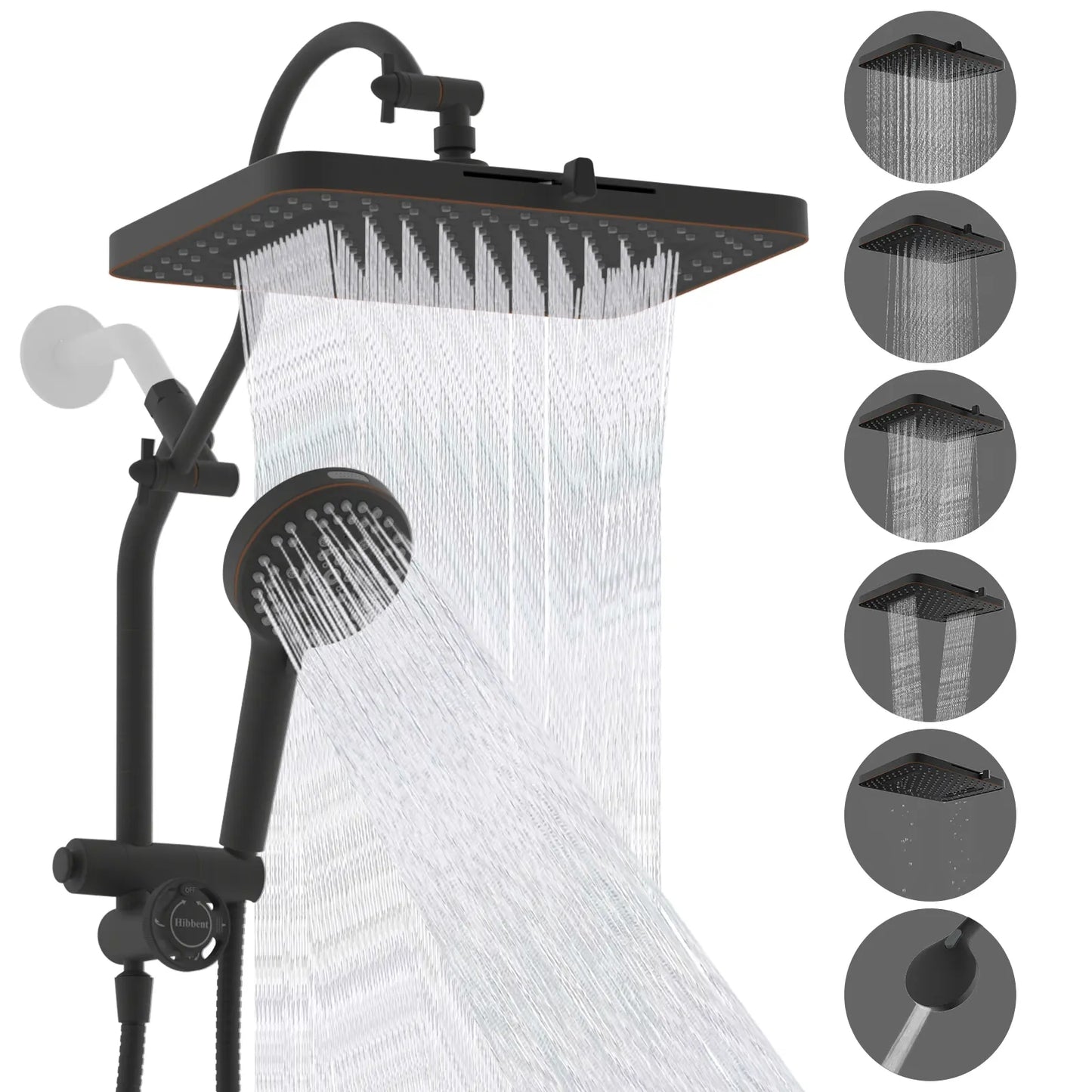 13'' Rainfall Shower Head Combo