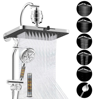 13'' Rainfall Shower Head Combo