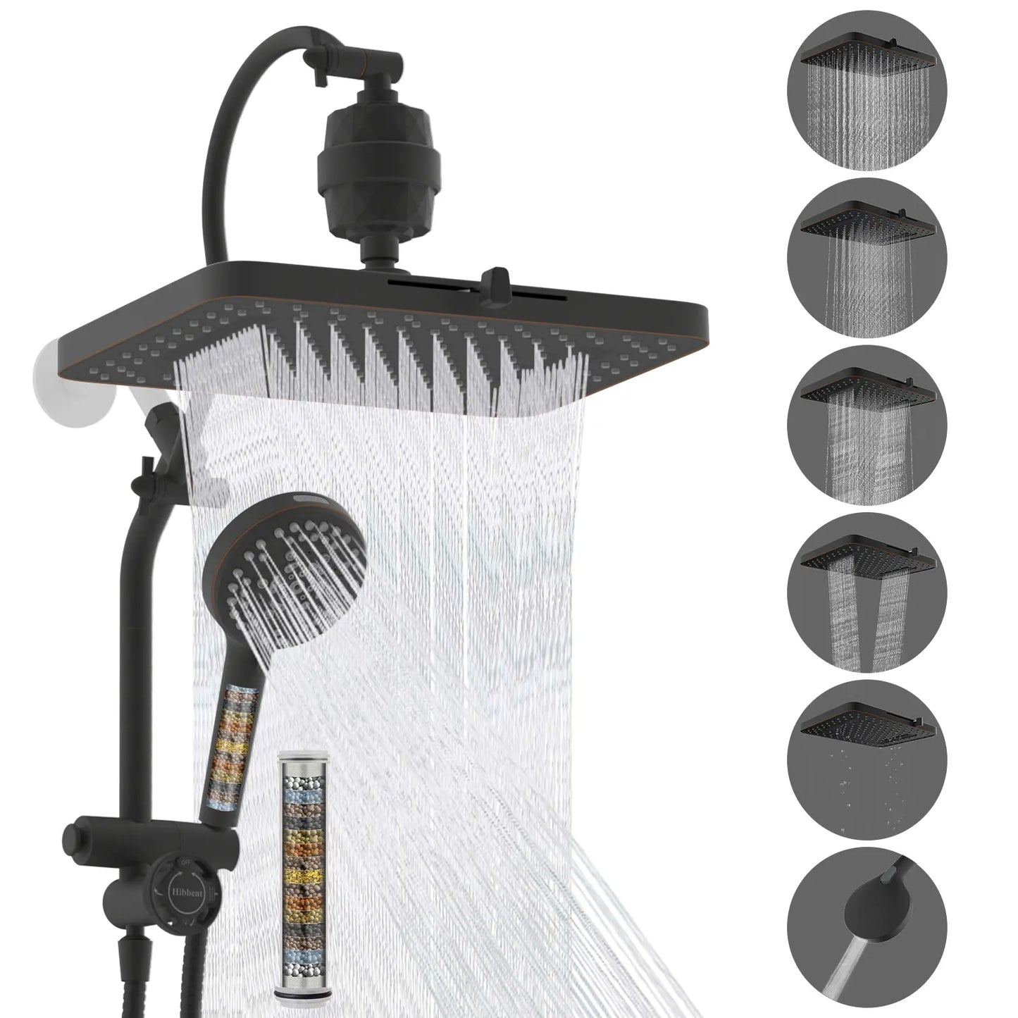 13'' Rainfall Shower Head Combo