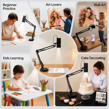 Art Tracing Projector 360° Flexible Arm