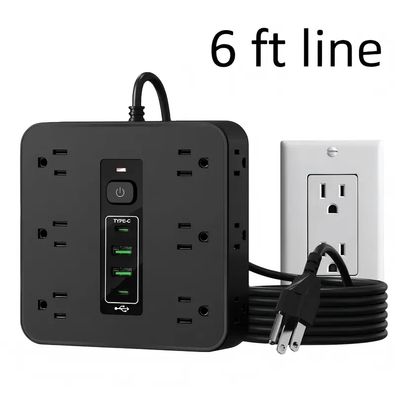 16-in-1 Power Strip with Surge Protection