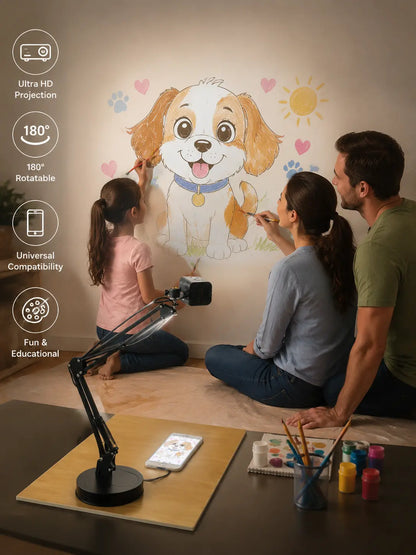 Art Tracing Projector 360° Flexible Arm
