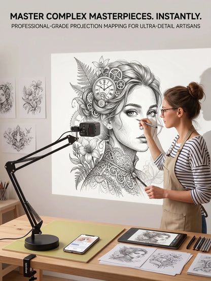 Art Tracing Projector 360° Flexible Arm