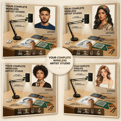 Art Tracing Projector 360° Flexible Arm